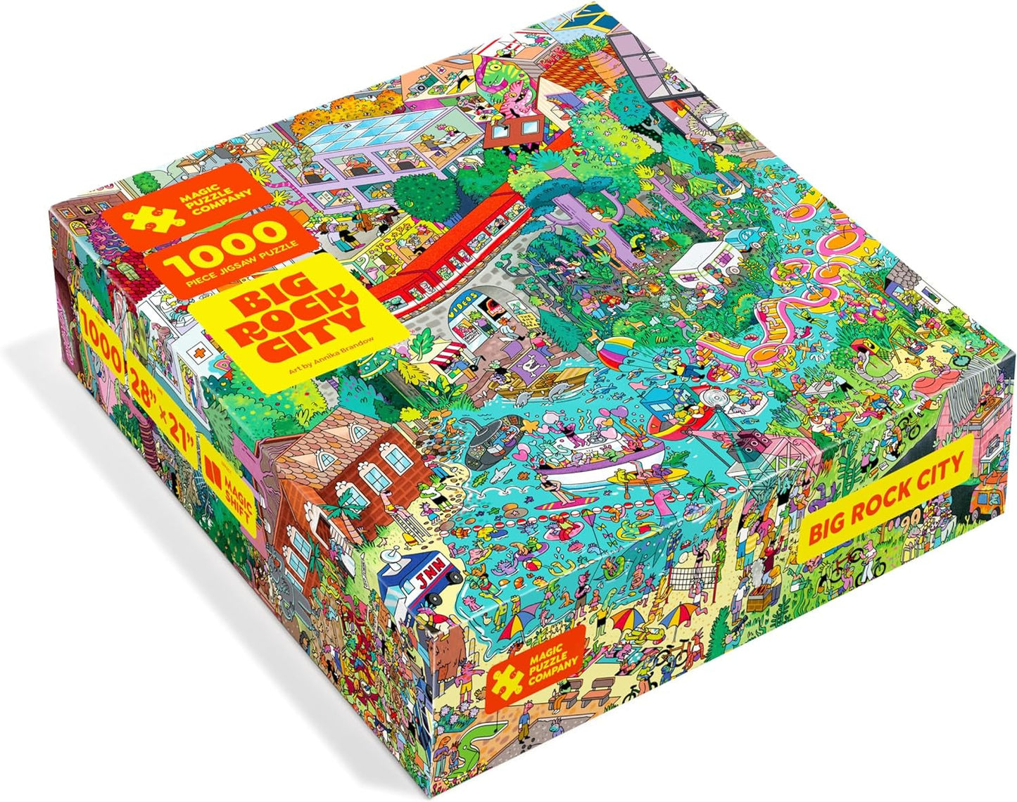 Big Rockstadt - Puzzle da 1000 pezzi di The Magic Puzzle Company - Titolo predefinito del negozio Puzzle Naty della serie quattro