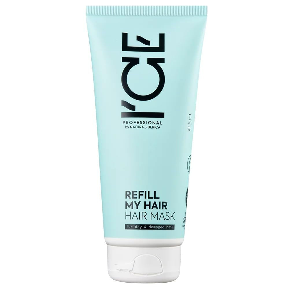 NATURA SIBERICA ICE Refill My Hair Mascarilla Caplar Cabello SECO 200 ml Maschera per capelli Naty Shop Titolo predefinito