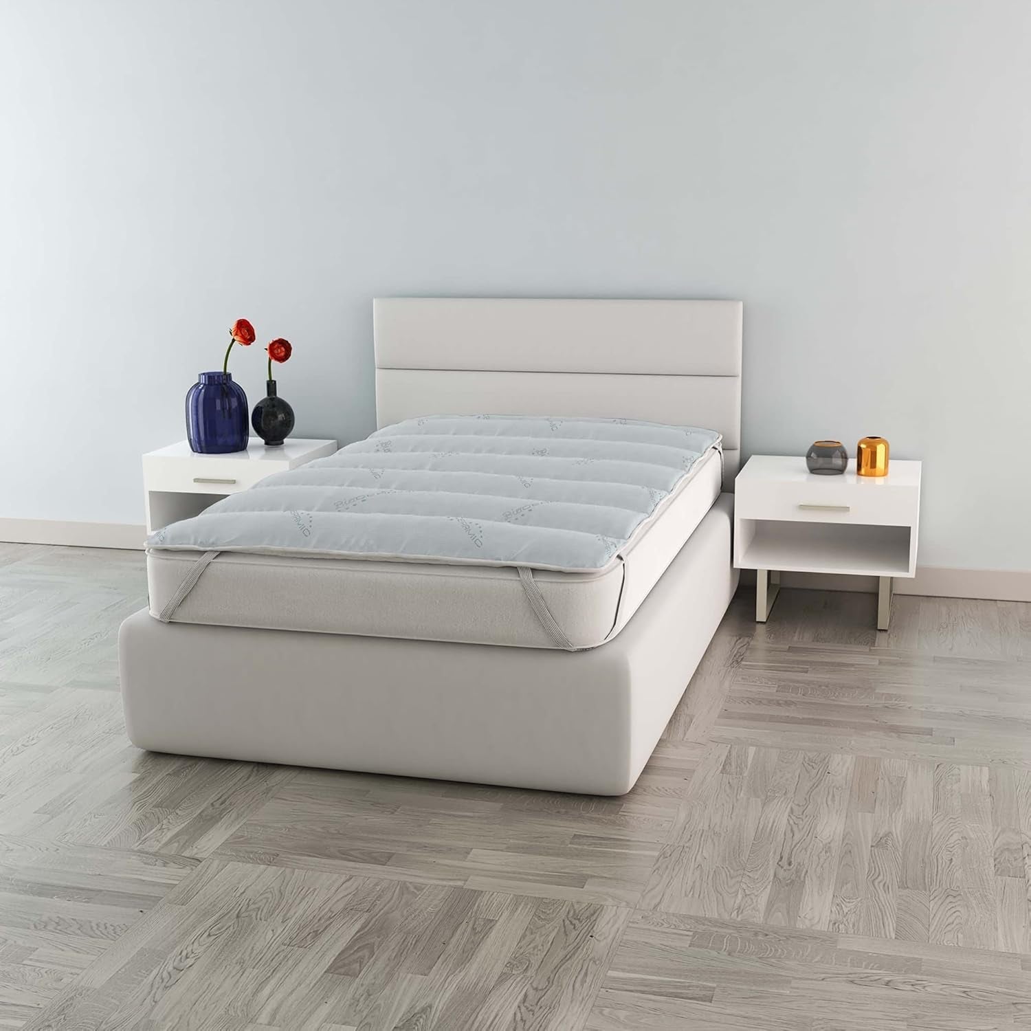 MB Home Italia, Topper, Thermocontrol, Matrimoniali 160X195 Cm Piumini e Trapunte Naty Shop Matrimoniale 120X195 Cm Piccolo Bioceramica
