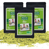 | Matcha biologico in polvere 100 g | Grado cerimoniale in polvere di tè verde Matcha | 100% naturale e di prima qualità | Tè disintossicante | Compatibile con set Matcha, stelo, ciotola e bicchiere.