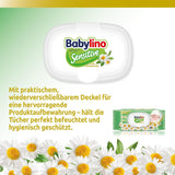Salviette per neonati sensibili, 0% di profumo, 98% di formula naturale che ripristina l'equilibrio del pH della pelle, Sigillo di freschezza, 54 salviette