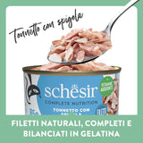 Tonno Rosso in Gelatina, Alimento umido completo per gatti, in scatola, con aggiunta di vitamine, 100% naturale, 6 x 85g
