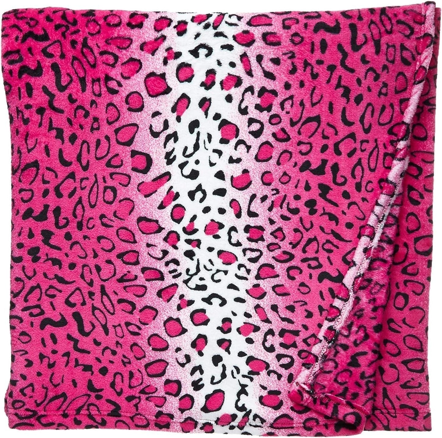 Home Must Have Queen/King Zebra Giraffa Safari Stampa animalier Per tutte le stagioni Coperta super morbida e calda per divano Misura letto Poliestere rosa Trapunte e trapunte leopardate rosa Naty Shop