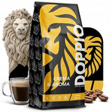 Doppio Crema & Aroma 1KG | Caffè in grani 80% Arabica e 20% Robusta | con note di cacao, frutta secca e caramello | Tostatura fresca e media, bassa acidità | per l'espresso | Caffè Orca Blu