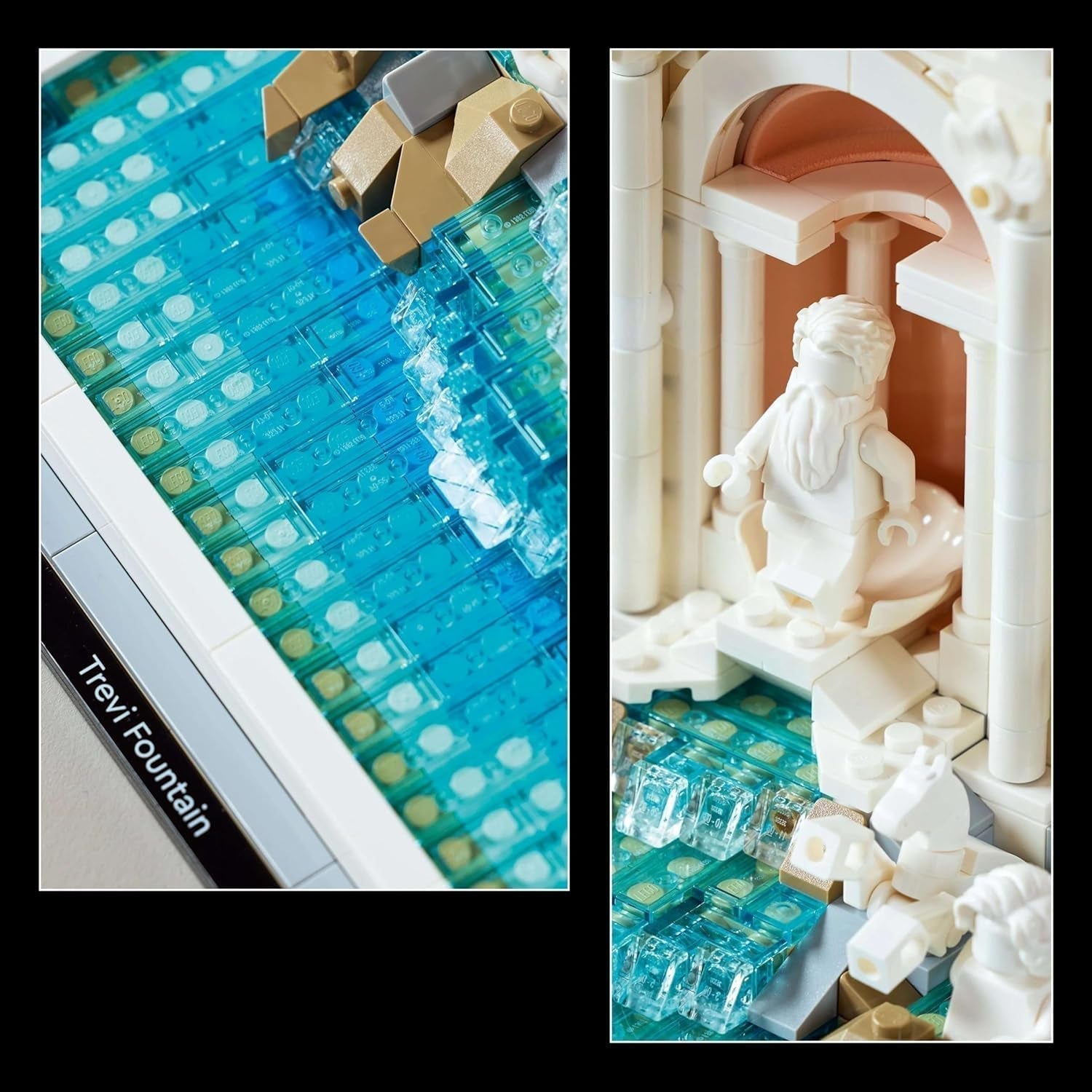 LEGO Architecture Fontana di Trevi - Modello di un punto di riferimento a Roma con sculture di Minifigure - pezzo da collezione per ufficio e soggiorno - regalo per adulti e amanti dell'architettura 21062 Set da costruzione Besuche den LEGO-Store