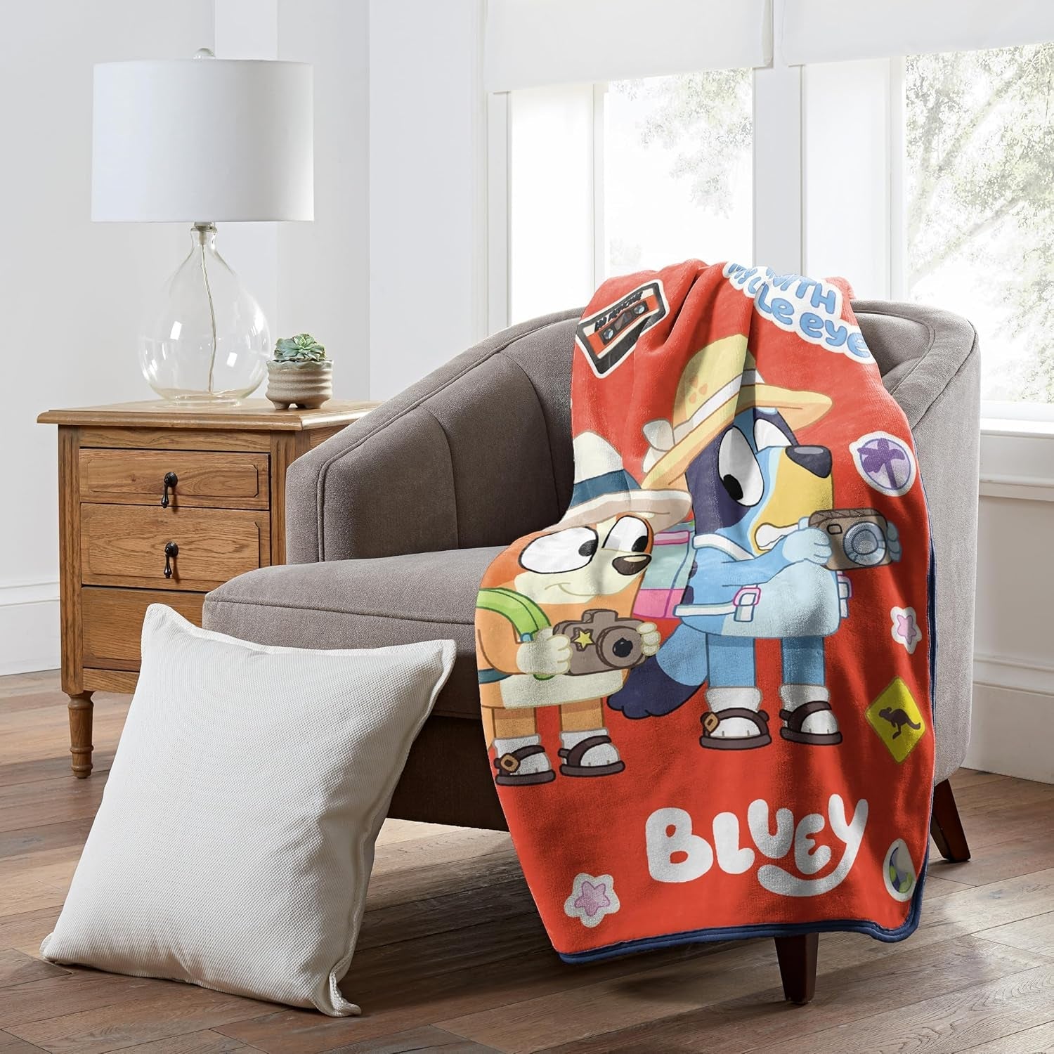 Coperta Northwest Bluey Silk Touch, 116,8 x 152,4 cm, letti e coperte Roadtrip Northwest