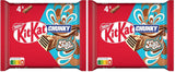 Nestlé Chunky Funky Crispy Wafer al cioccolato al latte Confezione multipla da 2 confezioni (4 x 40 g ciascuno)
