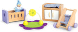 Hape Cameretta per Bambole - Set per Cameretta per Bambole in Legno, Mobili per Bambole, Accessori per Casa delle Bambole per Bambini, Cameretta per Bambini in Miniatura con Altalena e Accessori, Gioco di Ruolo di 3 Anni