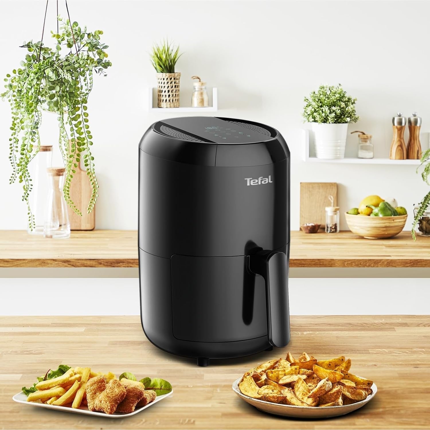 Tefal EY3018 Easy Fry Friggitrice ad aria calda compatta, 1,6L, 6 programmi di cottura Elettrodomestici Naty Shop