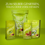 Lindt LINDOR Cioccolato al Pistacchio | Busta richiudibile da 1 kg | ca. 80 palline di cioccolato al latte con ripieno di crema al pistacchio che si scioglie in bocca | Confezione sfusa, regalo pralinato