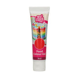 Colorante alimentare Funcakes, gel rosso: colorante alimentare altamente concentrato per pasta, panna, fondente e marzapane. Dosaggio facile. Una sola goccia per creare colori vivaci. Halal. 30 g.