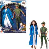 DISNEY Peter Pan e Wendy - personaggi snodabili con costumi tipici e accessori rimovibili, pantaloni in materiale morbido, per riprodurre le scene preferite o il gioco creativo, per bambini dai 3 anni in su, HNY36