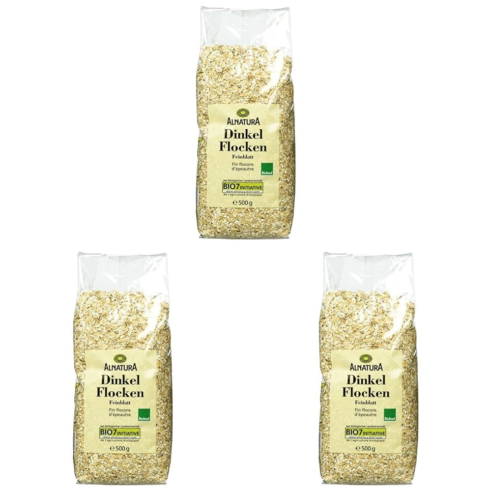 Fiocchi di farro biologico, fiocchi fini, 500g