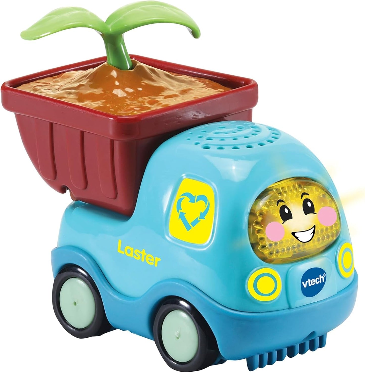 Vtech TUT TUT Baby Flitzer - Camion in bioplastica - Macchinina con musica, pulsante luminoso, frasi e suoni interessanti - Per bambini da 1 a 5 anni Bebe Toys Naty Shop Titolo predefinito