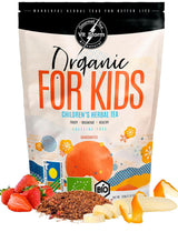VITSTORM® BIO TEE Mom & Kids - Tisane per donne e allattamento - Rooibos, mela, finocchio, melissa, alchemilla, fragola - Tisane rilassanti - Fruttato e delizioso - Senza caffeina - Tisana 100 g