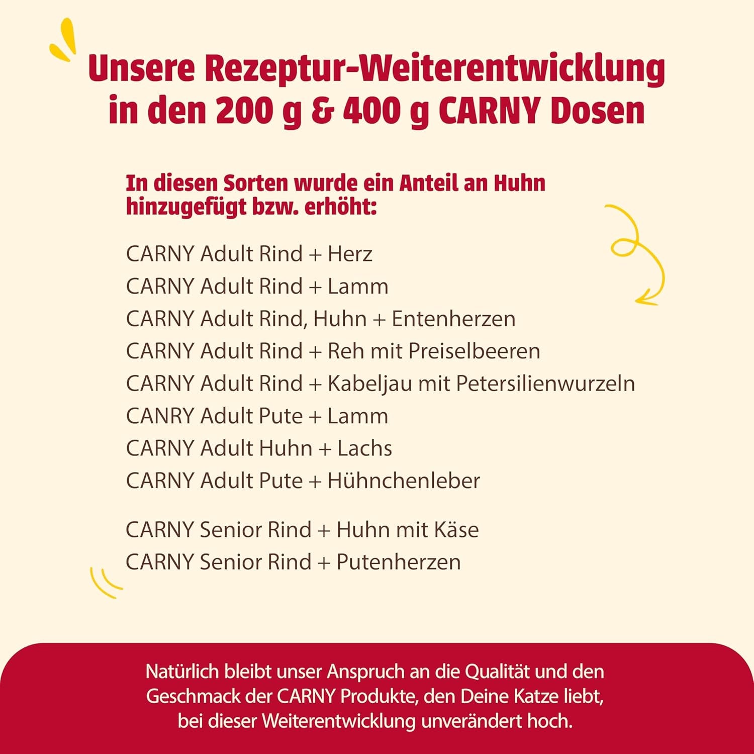 Animonda Carny Senior Cibo umido per gatti con manzo + pollo + formaggio (6 x 200 g), cibo umido senza cereali e senza zucchero per gatti dai 7 anni in su, con ingredienti freschi e carnosi