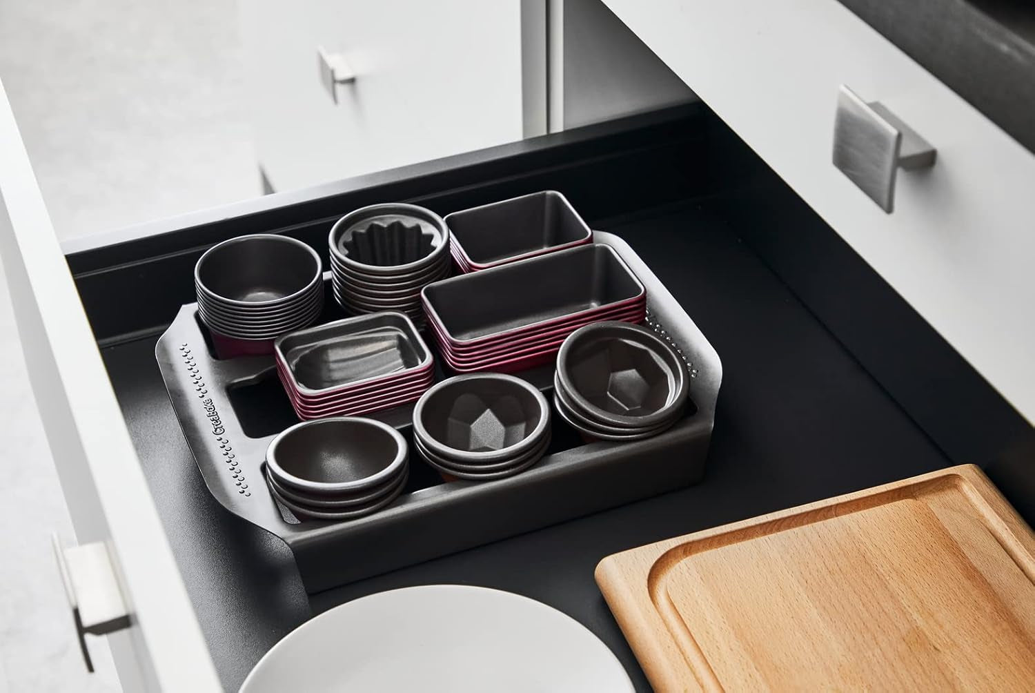 Tefal Creabake J3040104 Kuchenform, 9 Mulden, Antihaftbeschichtung, Austauschbar, Perfektes Backen, Kreative Und Leckere Rezepte, Nicht Compaible Mit Cake Factory, Creabake Stampi e teglie Naty Shop