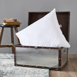 DODO 64476 Cuscino Calgary, Piuma/Oca e Pelle d'Anatra, 65 X 65 cm, Bianco Standard Naty Shop Unique Pillows