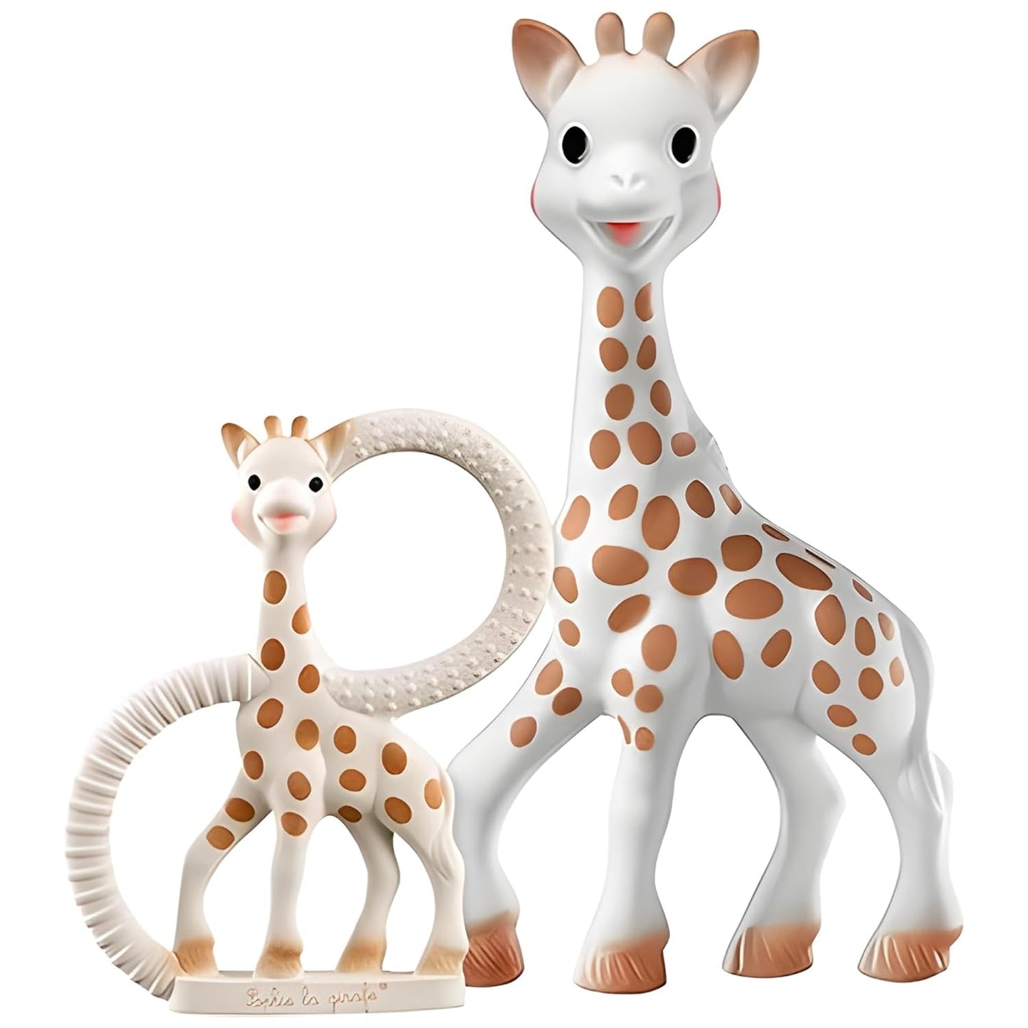 Sophie la Giraffa - Confezione regalo per bebè + Massaggiagengive - 100% gomma naturale - Set di attività per bebè - Giocattolo per l'apprendimento precoce