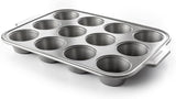 Kitchenaid Teglie per muffin in acciaio alluminato Teglia antiaderente Utilizzabile in forno Lavabile in lavastoviglie Grigio Naty Shop Teglie e vassoi da forno