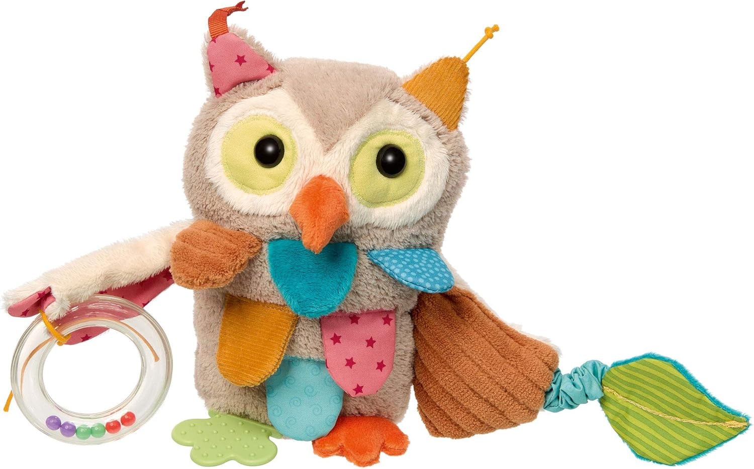 SIGIKID 40104 Pesce attivo Baby Activity PlayQ Giocattolo per bambini ragazze e ragazzi consigliato a partire da 3 mesi multicolore Giochi per bambini Naty Shop Multicolor / gufo