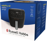 Russell Hobbs Air Fryer L 4L Friggitrice ad aria rapida, 7 funzioni di cottura, 10 programmi Elettrodomestici Naty Shop