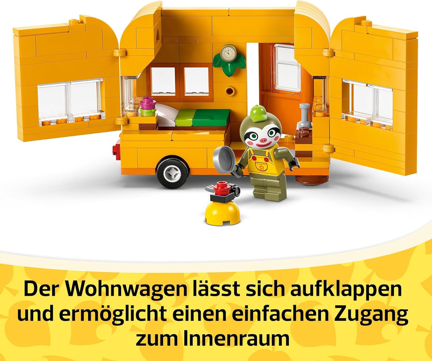 LEGO Animal Crossing Caravan e Giardino di Gerd Set Gioco di Ruolo Auto Giocattolo per Bambini di 7 Anni Ragazze e Ragazzi Regalo Videogioco Giocattolo con Figure di Animali 77054 Set di Costruzioni Besuche den LEGO-Store