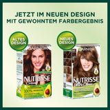 Garnier Nutrisse Tintura Per Capelli Permanente Con Oli Di Frutta Nutrienti, Tenuta Per 8 Settimane, Tinta Ultra Crème 053 Marrone Vellutato (Confezione Da 3) Naty Shop Tintura Per Capelli