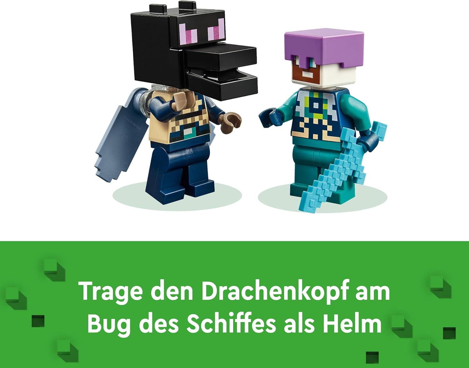 LEGO Minecraft The End Dragon e The End Ship Set di giocattoli d'azione e di scoperta Set di costruzioni per videogiochi Set di avventure Regalo per ragazzi e ragazze 8 anni 21264 Set di costruzioni Beuche den LEGO-Store