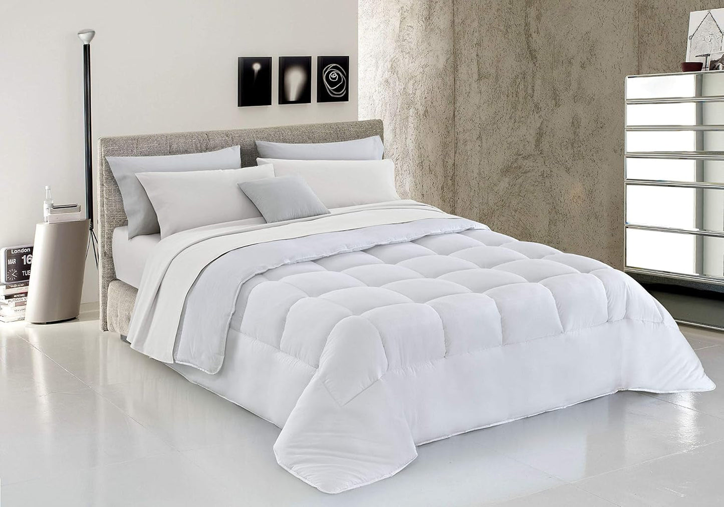 Sogni E Capricci Coperta invernale per animali, 2 posti, bianco/bianco Piumini e Trapunte Naty Shop Bianco 2 posti
