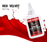 Colorante alimentare liquido, set colorante alimentare Red Velvet per torte da forno, amaretti, biscotti, colorante alimentare per decorare torte, liquido per colorare bevande (70 g x 3)