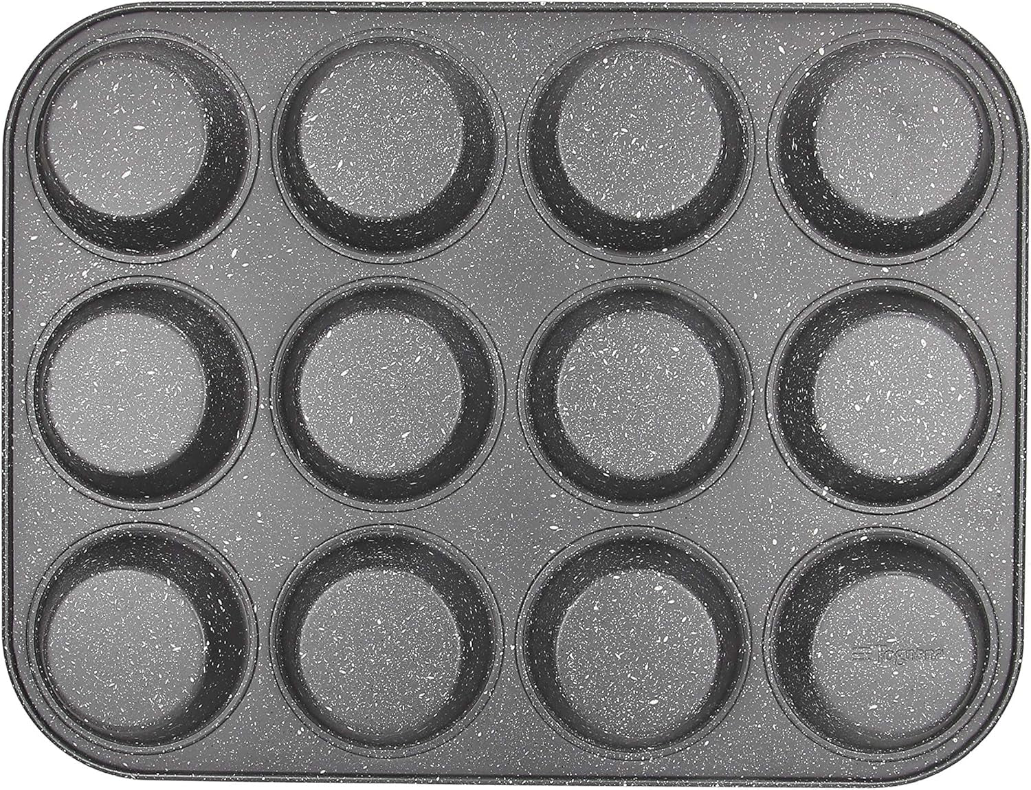 Pure Roq Muffinform Für 12 Muffin, Alluminio, Schwarz Stampi e teglie Naty Shop