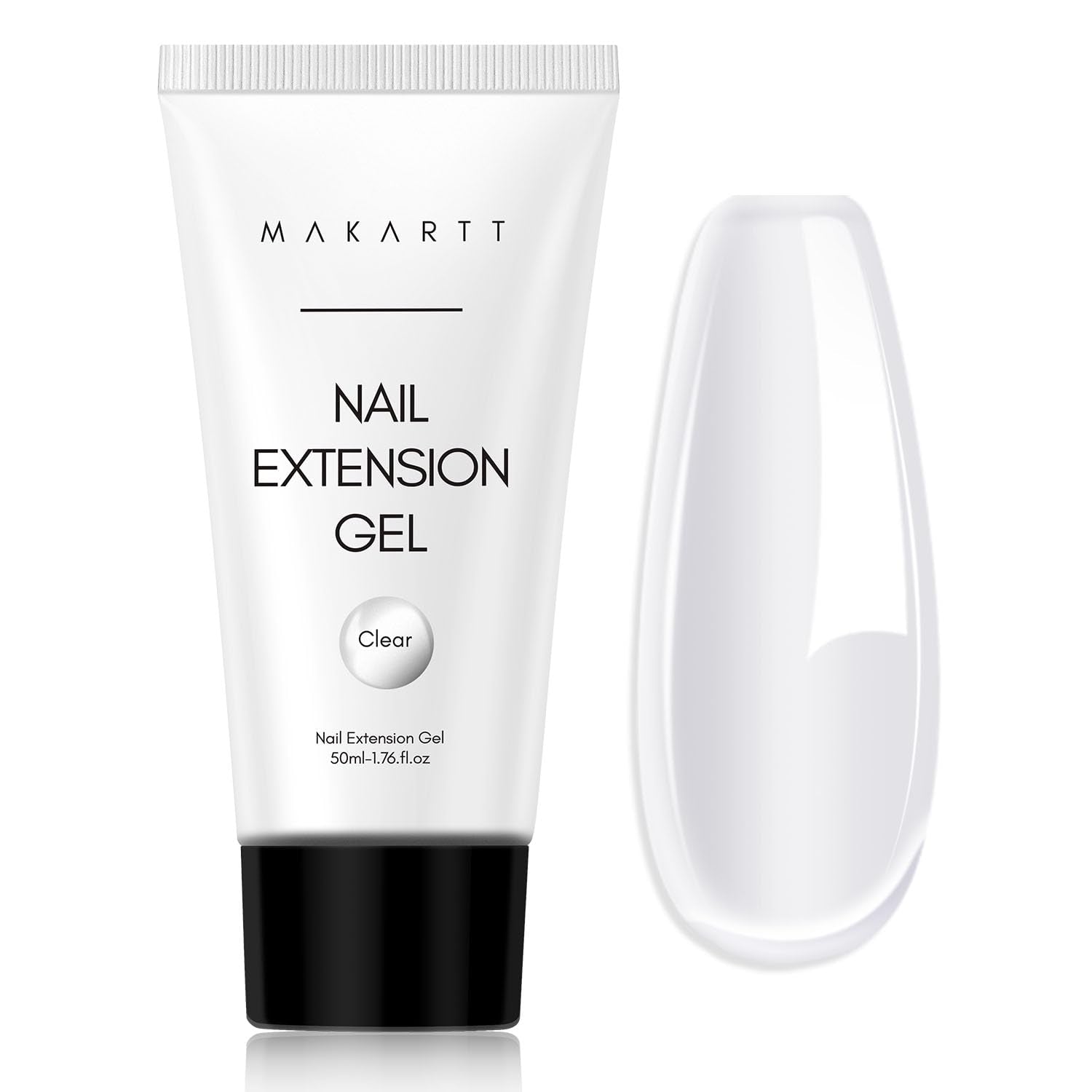 Makartt Poly Nail Extension Gel - Gel per extension acrilico, Gel rinforzante per unghie, Decorazione per unghie, 50 ml (Viola)