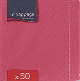 - Tovaglioli di carta Tex Touch - Colore rosa - Tovaglioli certificati Fsc® - Riciclabile e biodegradabile - Confezione da 50 tovaglioli rosa misura 24 X 24 Cm