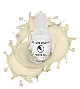 Colorante alimentare in gel, beige, color champagne, 20 g. Colorante alimentare per un'ampia gamma di applicazioni per decorare torte, crostate, creme, pan di spagna, glassa reale, macarons.