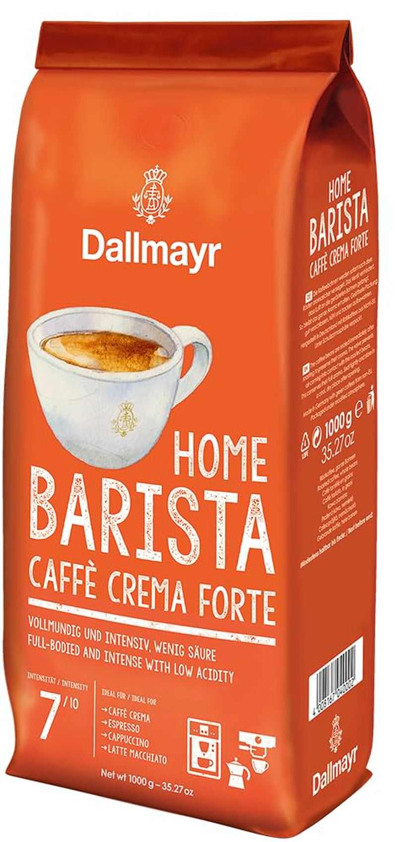 A casa Barista Caffé Crema Forte 1000g di fagioli interi