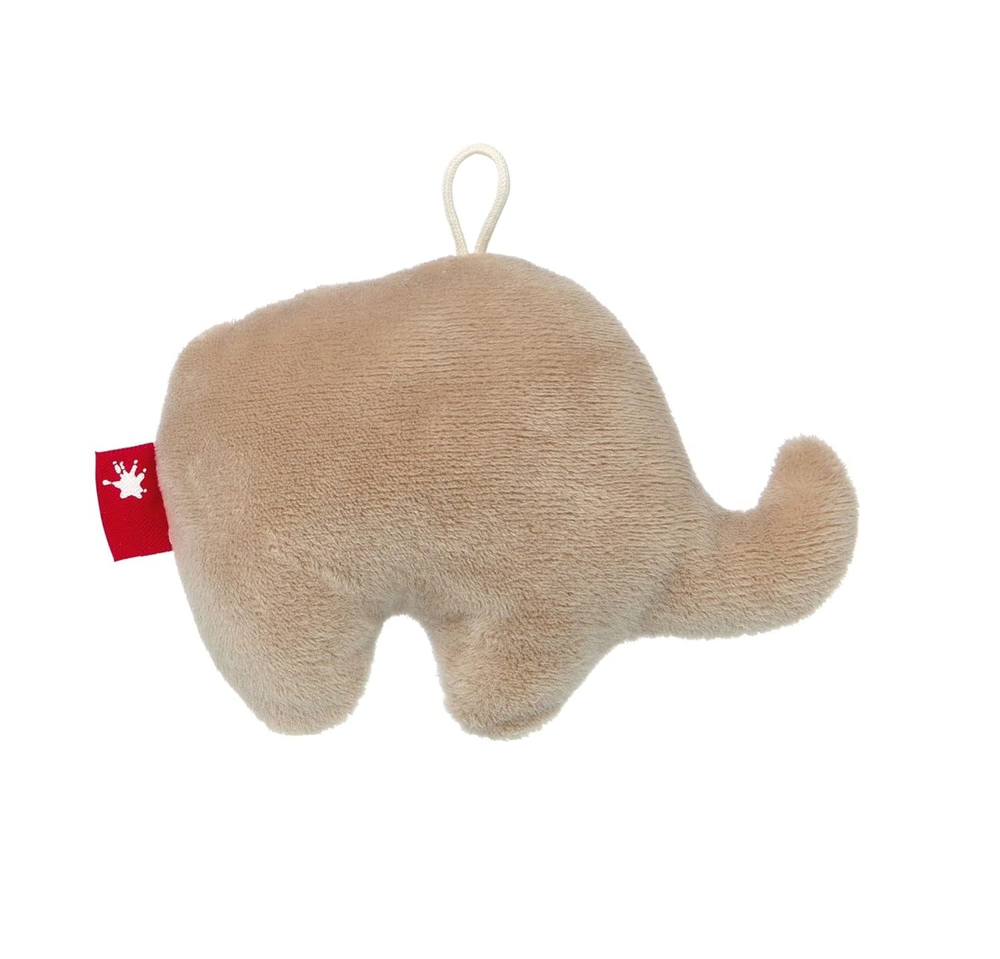 SIGIKID Catch Elephant, Sonaglio per bebè RedStars: prendi, scopri, gioca, per bambini dalla nascita, art. 42951, beige-grigio 13 cm Jucarii Bebe Naty Shop
