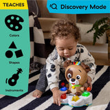 Baby Einstein, Drum & Learn Dean Giocattolo didattico musicale - Giocattolo multisensoriale per bambini, 2 modalità di gioco, colori, forme e strumenti, oltre 50 suoni, dai 6 mesi Giocattoli per bambini Naty Shop