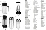 WMF Kult Pro Multifunktionsmixer Hochleistungsmixer, 30.000 U/Min, Smoothie Maker, Standmixer, Ice-Crush Funktion, 4 Mixbehälter Inkl. Togo-Verschluss Cucina Naty Shop