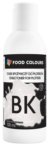 Set coloranti alimentari con inchiostri alimentari per plotter 6 x 100 ml | Ciano chiaro | Ciano | Magenta chiaro | | Magenta | Giallo | Nero | Stampa commestibile, stampa su carta wafer, topping decorativo per torte