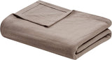 Madison Park Freshspun Wicker Twin Letti e piumini in cotone grigio con coperta Madison Park Khaki Twin