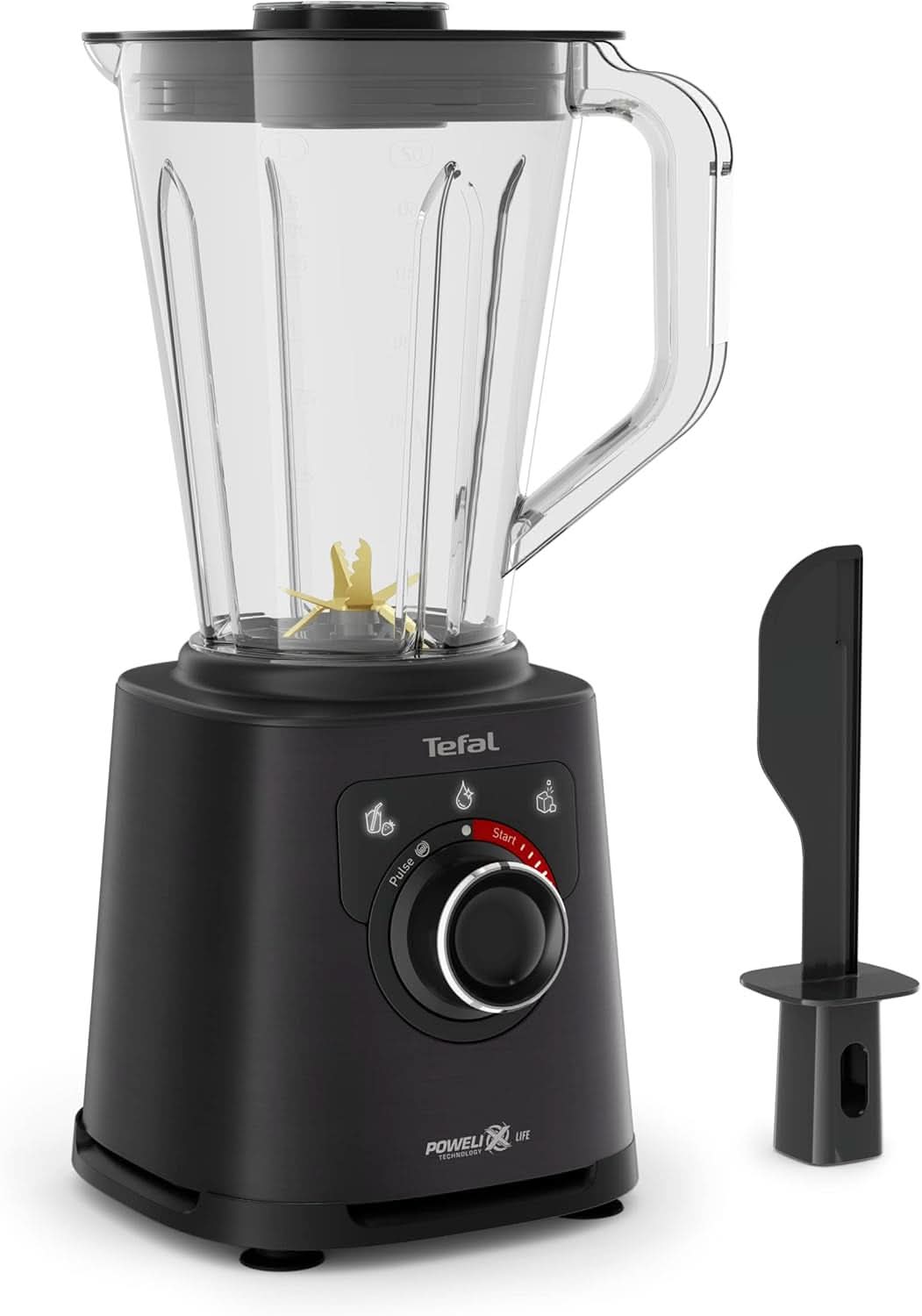 Tefal Perfectmix+ Robot da cucina, 3 programmi automatici, Powelix-Klingentechnologie, sistema di raffreddamento ad aria, capacità 2 L, Tritan-Behälter, Inkl. Spatel, Schwarz, BL88A831 Cucina Naty Shop