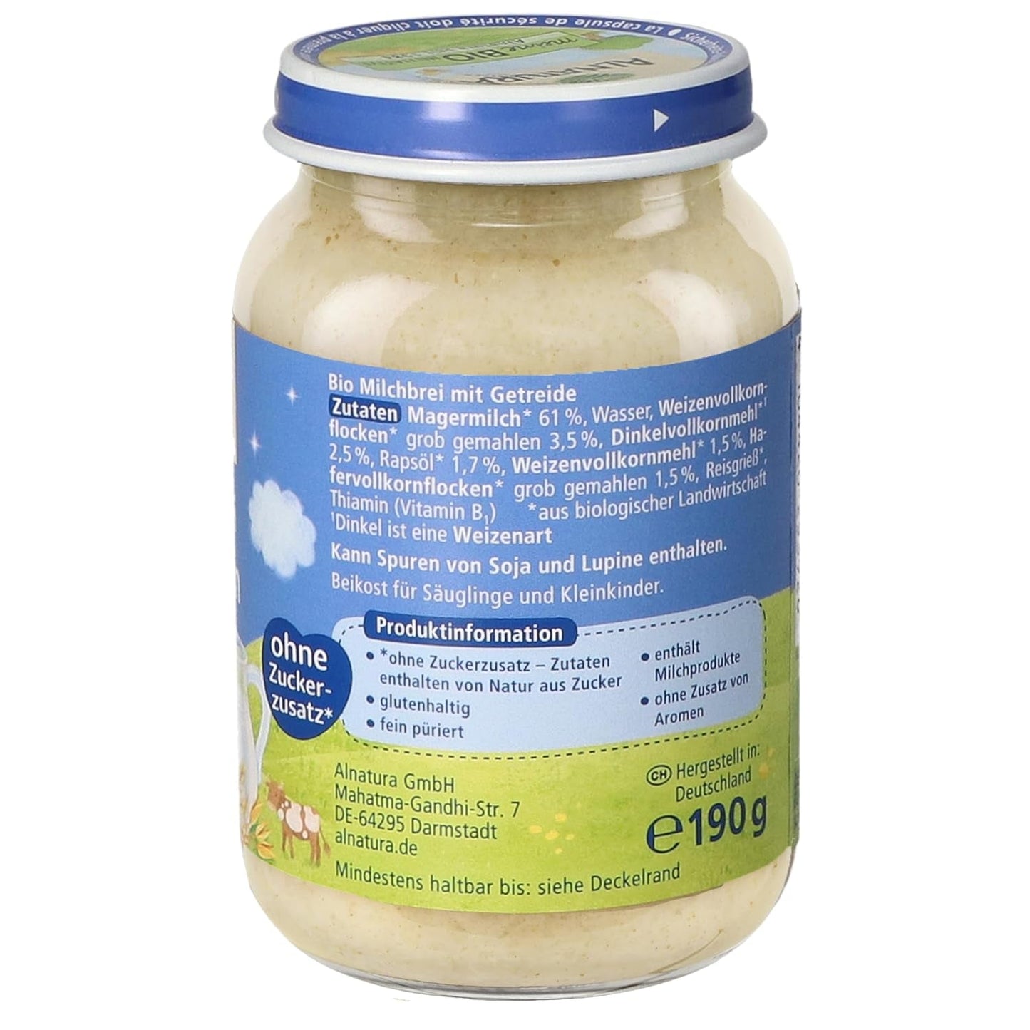 Porridge multicereali Naturland dai 6 mesi, 6 x 190 g