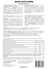 Cupplement Matcha 90 grammi biologico - Tè verde in polvere di altissima qualità - Senza frusta e filo di bambù - Culunary - Set per principianti - Latte - Frusta - Giappone - Polvere - Tè - Filo - Borsa - Frullato