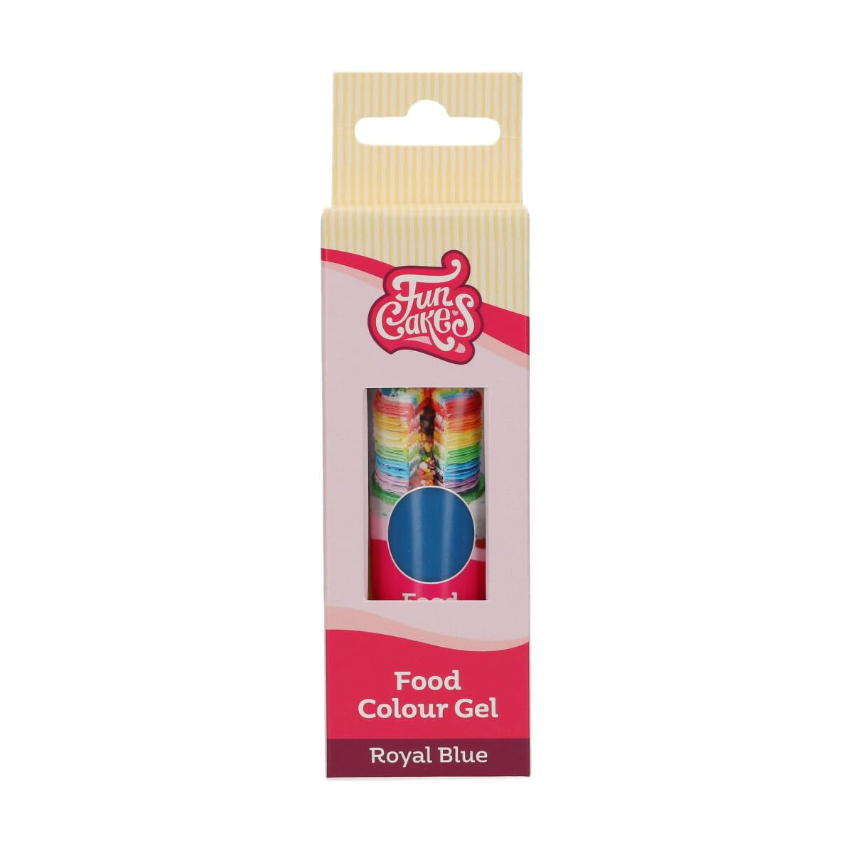 Colorante alimentare Funcakes, gel blu reale: colorante alimentare altamente concentrato per pasta, panna, fondente e marzapane. Dosaggio facile. Una sola goccia per creare colori vivaci. Halal. 30 g.