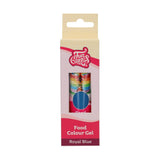 Colorante alimentare Funcakes, gel blu reale: colorante alimentare altamente concentrato per pasta, panna, fondente e marzapane. Dosaggio facile. Una sola goccia per creare colori vivaci. Halal. 30 g.