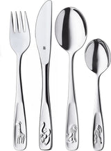 WMF Animals set posate in acciaio inox per bambini, 4 pezzi, lucido Cromargan Kitchen Naty Shop