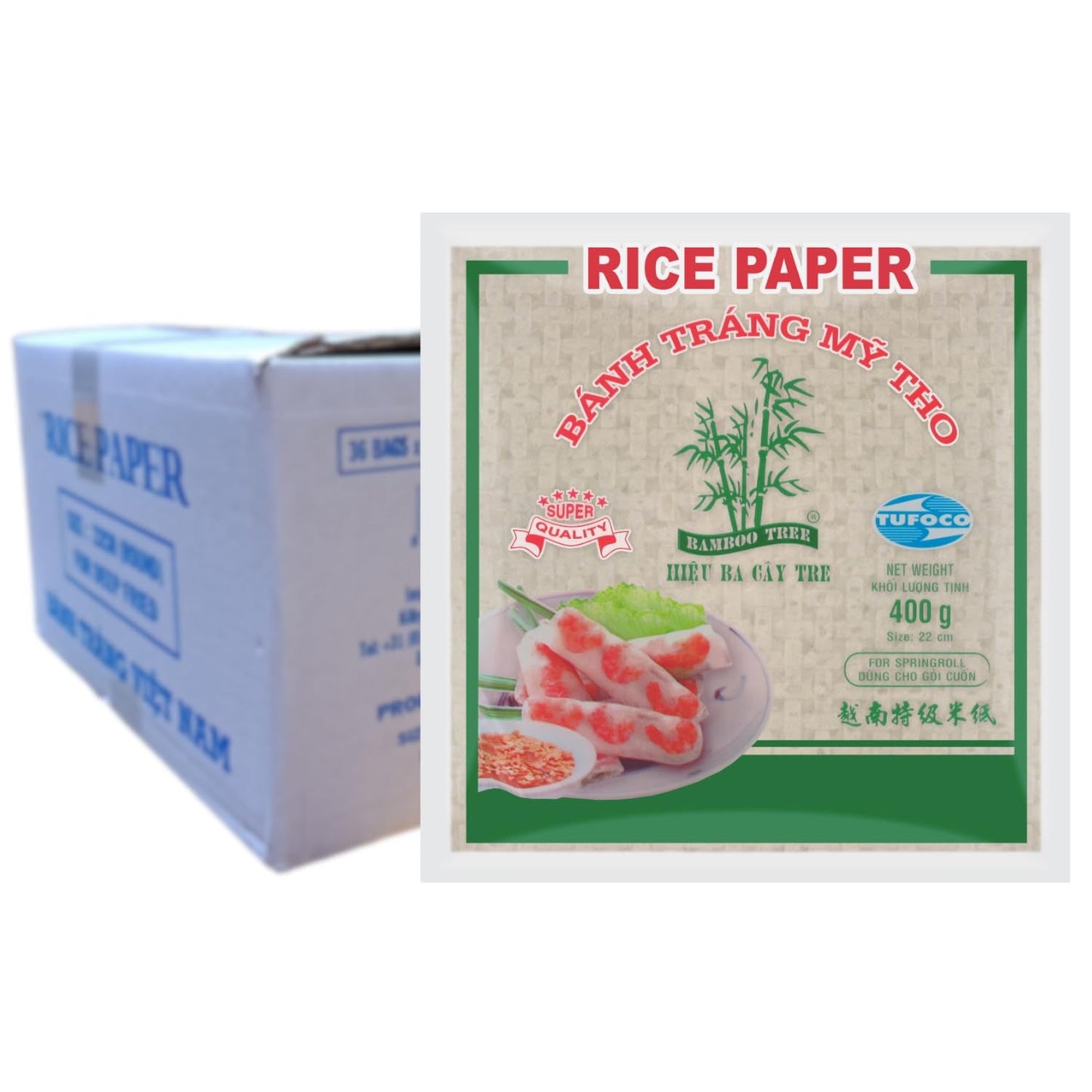 ALBERO DI BAMBÙ - Carta di riso 22 cm. (Panini estivi) - 1 x 400 g