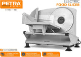 Petra PT4636VDE Affettatrice elettrica multifunzione, spessore di taglio 1-15Mm, 3 lame lisce in acciaio inox Trituratori e Affettatrici Naty Shop