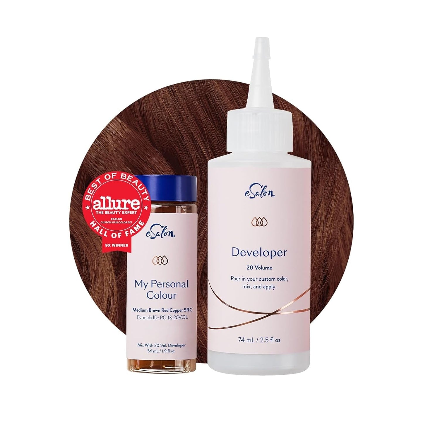 Set Colore Permanente Per Capelli Copertura Del Grigio Al 100% Colorazione Domestica 0% Ammoniaca Tinture Per Capelli Tinture Per Capelli Multidimensionali Tinture Per Capelli Professionali Naty Shop Tintura Per Capelli Marrone Medio Rosso Rame 5Rc
